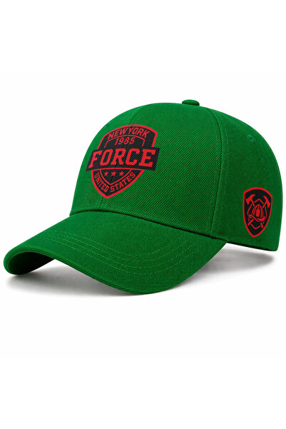 l'eivor Βαμβακερό καπέλο με στάμπα New York Force και Velcro