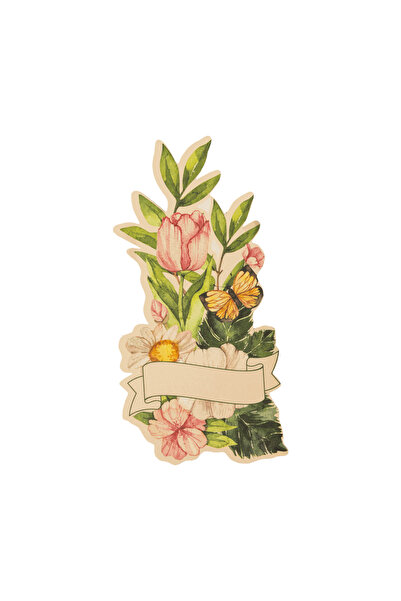 Tulipa Kağıt İsimlik 8,5x17 cm 12'li Paket