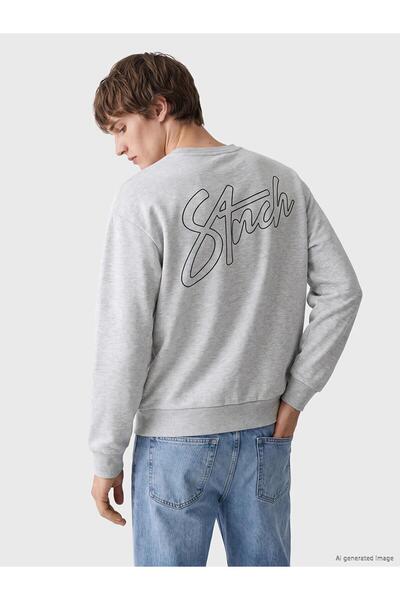 LC Waikiki Crew Neck Printed Men's Sweatshirt (W6)