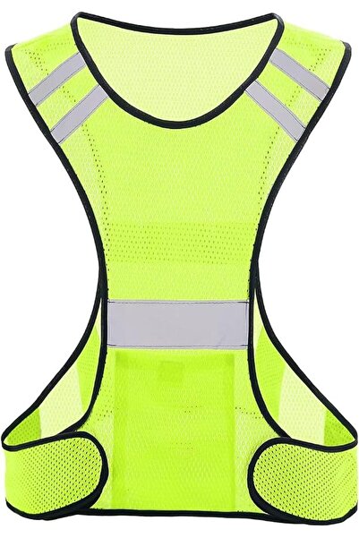 Tazweeq Reflective Running Vest,High Visibility Safety Gear with Large Inner ...