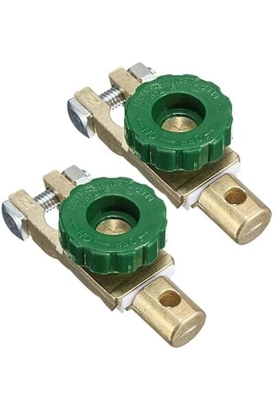 SWIUKPHE 2 Pack Car Battery Isolator, Switch Top Post Battery Terminal Link S...