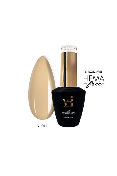 BEAUTY VI Ημιμόνιμο Βερνίκι Νυχιών Beauty VI-011 15ml Απαλό Οξέρα