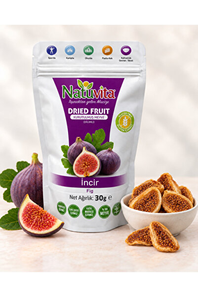 Natuvita Kurutulmuş İncir Dilimi 30g