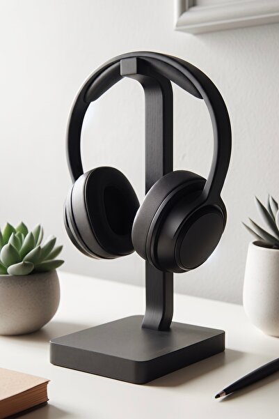 Masaüstü Kulaklık Standı Tutucu - Minimalist 3D Baskı Oyuncu Gamer Kulaklık Askısı
