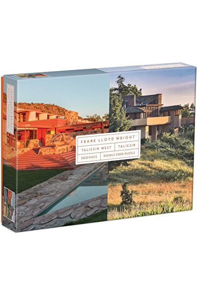 Galison Frank Lloyd Wright Taliesin and Taliesin West 500 Piece Double-Sided ...