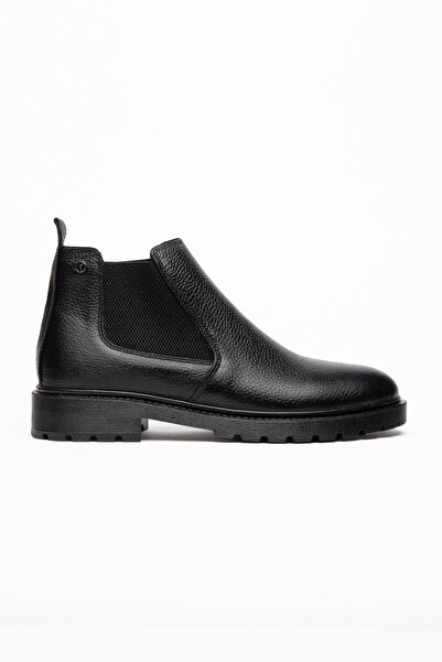 MY GROSS SHOES Genuine Leather Black Daily Water & Cold Resistant Guaranteed ...
