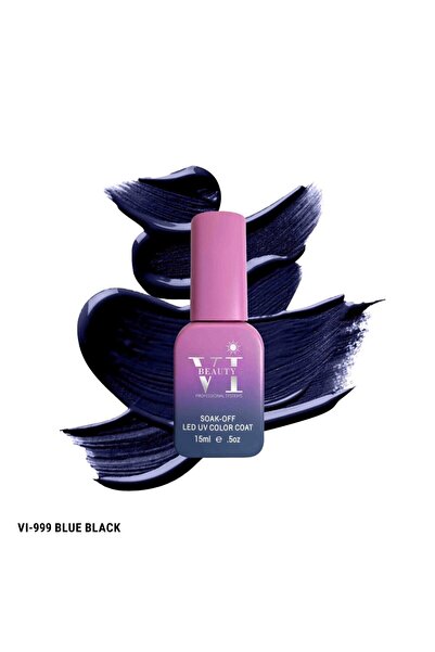 BEAUTY VI Ημιμόνιμο Βερνίκι Νυχιών 999 Μπλε Μαύρο 15ml