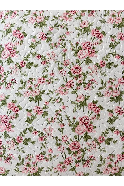 Çeyiz Diyarı Güliz Çift Taraflı Çift Kişilik Kırlentsiz Tek Pike 200x220 cm Pudra