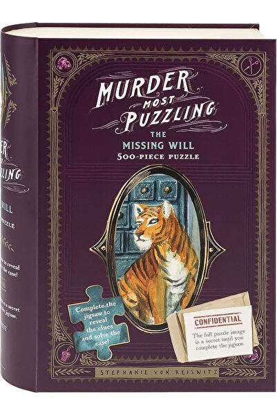 Chronicle Books Murder Most Puzzling: The Missing Will 500-Piece Puzzle