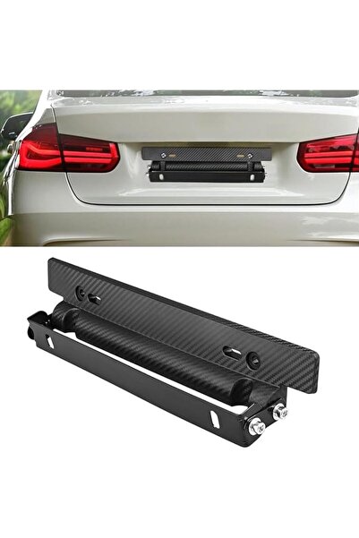 JOYZZZ Carbon Fiber License Plate Frame, Rust-Proof Rattle-Proof Licenses Pla...