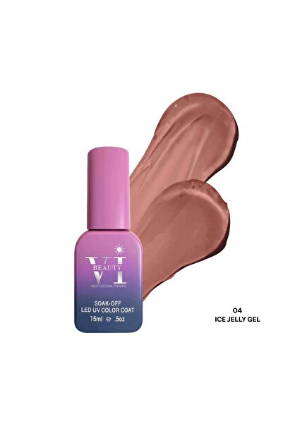 BEAUTY VI Ημιμόνιμο Βερνίκι Νυχιών Τζελ Πάγου 04 15ml