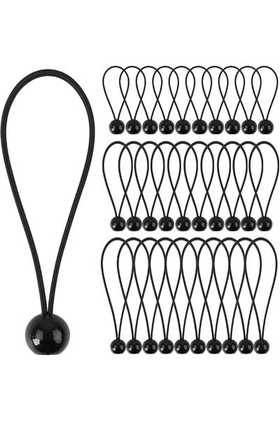 SYOSI 30PCS Ball Bungee Cords 3 Sizes – 6/9/12 Inch UV Resistant Canopy Tarp ...