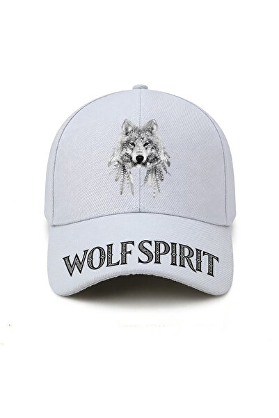 l'eivor Pălărie din bumbac cu velcro, cu imprimeu Trench, design special Wolf...