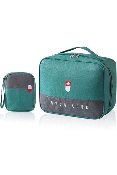ELECDON Empty First Aid Bags Travel Medical Supplies Cosmetic Organizer Insul...