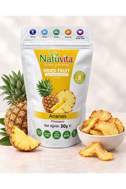 Natuvita Kurutulmuş Ananas Dilimi 30g