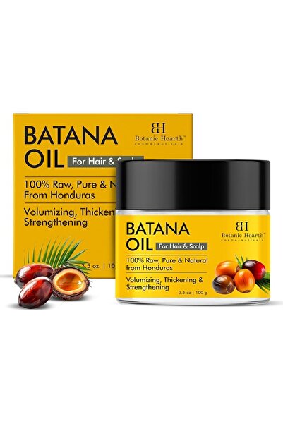 Botanic Hearth زيت باتانا - زبدة 100 جرام - مغذي ومنشط بعمق للعناية بالشعر وا...