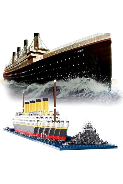JOYZZZ Titanic Model Building Set, Premium ABS Micro Blocks Historical Ship R...