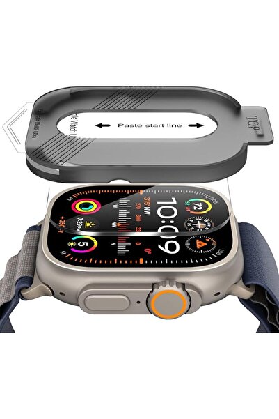 NALACAL 1-Pack for Apple Watch Ultra 2 49mm Tempered Glass Screen Protector, ...
