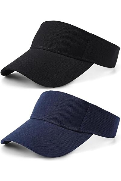 GENERAL 2Pcs Sun Visor Cap, Breathable Sun Visor Hat, Adjustable Empty Top Po...