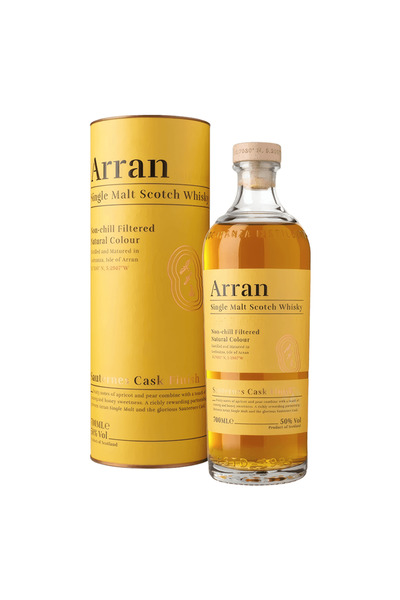 Arran Whiskey Sauterness cu finisaj în butoi, 0.7l + cutie cadou