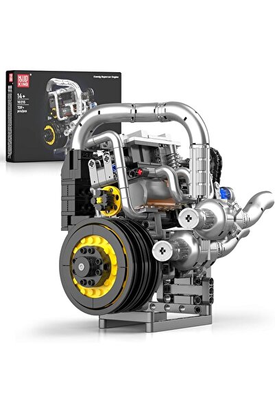 mouldking MOULD KING 10215 Supercar Engine Building Kit,with Motor Realistic ...