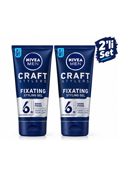 NIVEA Men Craft Stylers Saç Şekillendirici Jöle 150 ml – 2’li Set