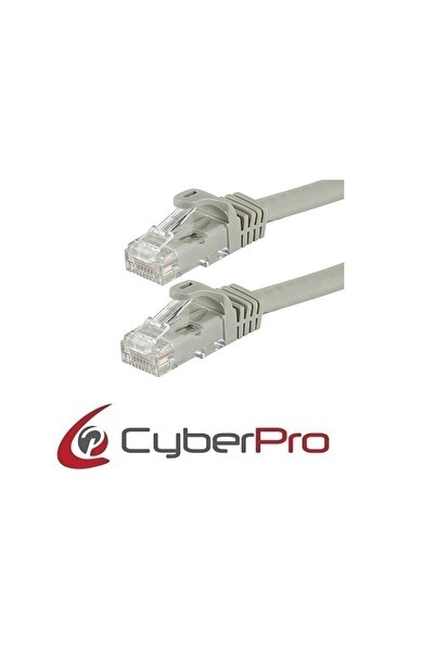 CYBERPRO CP-6C100G Καλώδιο UTP Cat6 γκρι 10μ