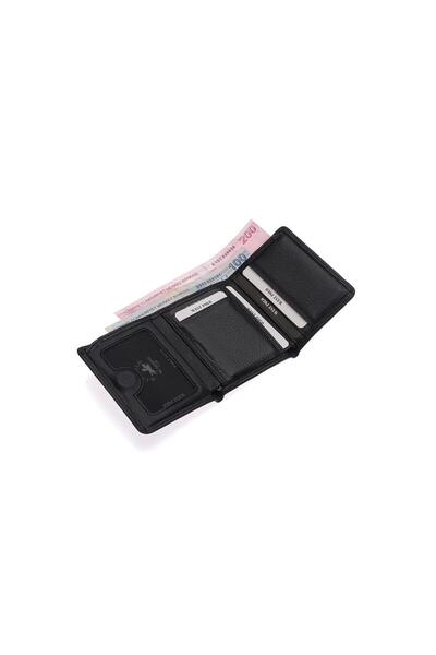 Westpolo Genuine Leather Magnetic Men's Wallet Card Holder - with Money Compartment