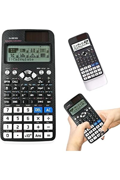 TMOHRA آلة حاسبة علمية FX-991EX مع 552 وظيفة، آلة حاسبة علمية وهندسية محمولة