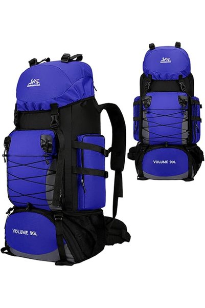 HASTHIP ® 90L Extra Large Travel Backpack for Men, Waterproof Hiking Camping ...