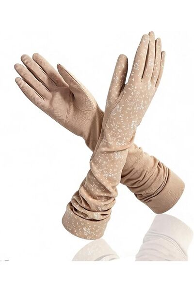 Duomama Womens Sunblock Long Driving Gloves with Anti purple thread and Full ...