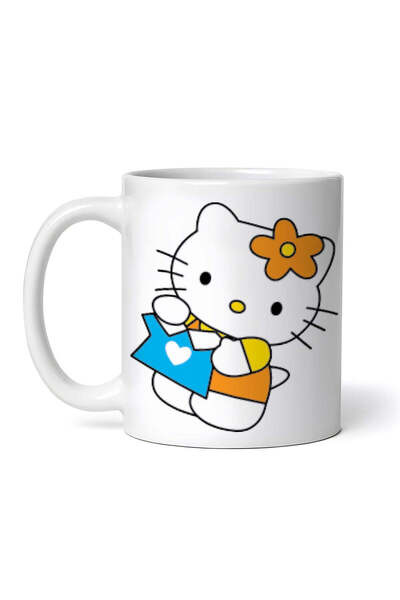 INOVATIX Personalized white mug, Hello Kitty with t-shirt, INOVATIX®. 330ml