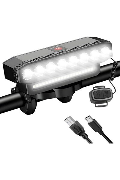 EXCEFORE مصباح أمامي للدراجة، فائق السطوع بـ 28 مصباح LED قابل لإعادة الشحن ع...