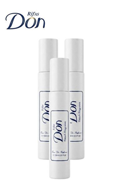 Rifas Don 3 Pieces Don French Fragrance Eau De Perfume 18 ML