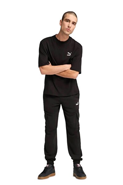 Puma Ess No. 1 Logo Cargo Black Men's Sweatpants 682661-01