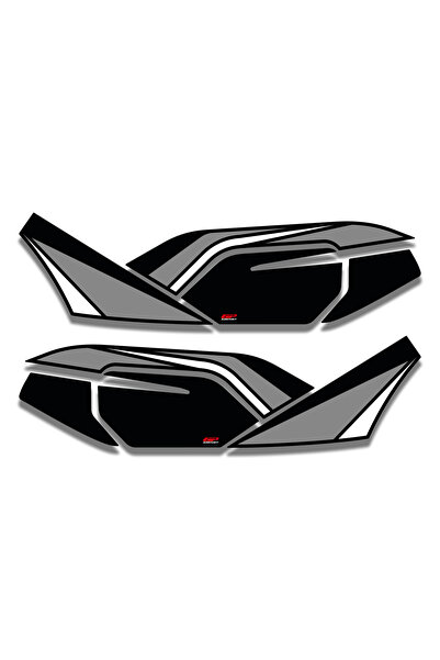 GP KOMPOZİT Honda PCX 125 / 150 2021-2024 Uyumlu Yan Alt Ayak Pad Gri