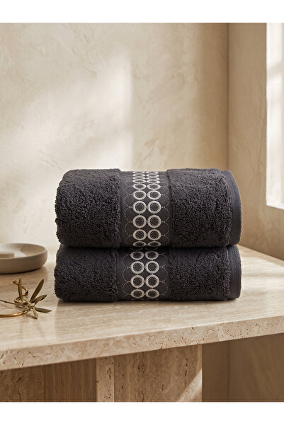 Dantela Nomad Set of 2 Embroidered Hand Towels 50X90 cm