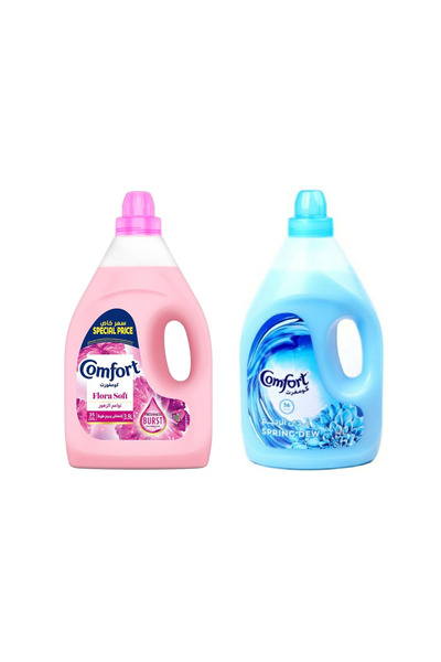 Generic Brand Comfort Kimford Pink Fabric Softener, Flora Soft, 3.9 L
