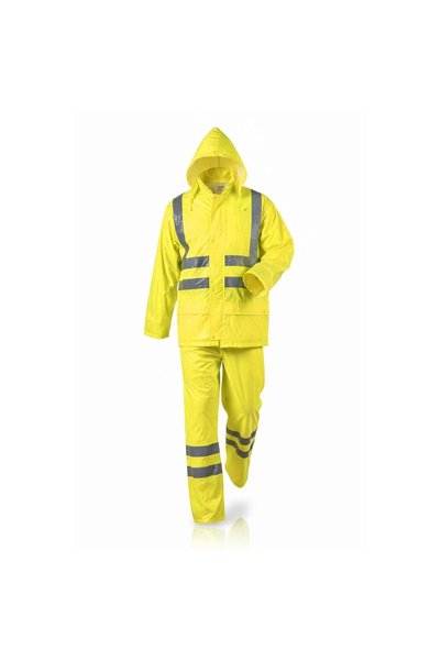 ACTIVEGEAR Αδιάβροχη στολή νερού με ανακλαστικό κίτρινο M RWAQUYM