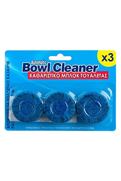 OEM Tablete automate pentru curățarea vasului de toaletă - 50g x3 bucăți Alba...