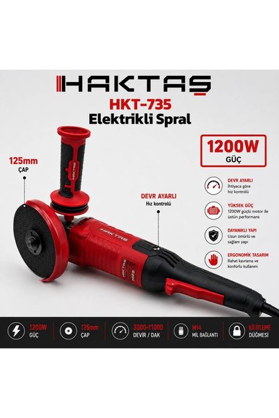 HIRDAVAT BİZDEN HAKTAŞ ELEKTRİKLİ SPRAL HB-HKT-735