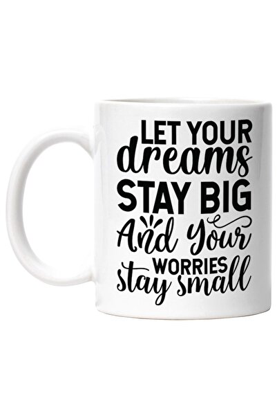 INOVATIX Personalized white mug that encourages you to let your dreams remain...