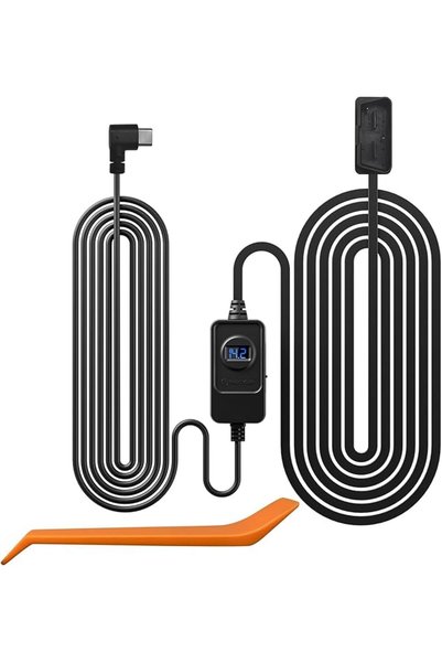 Redtiger كابل طاقة OBD لكاميرا لوحة القيادة، منفذ USB-C، 10 أقدام، 12-24 فولت...