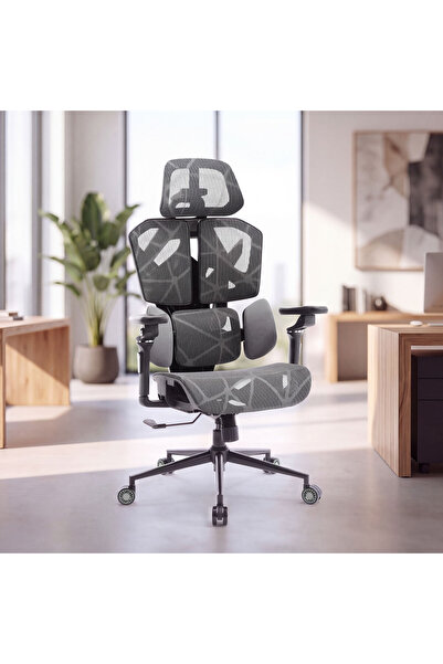 Bemada Scaun birou ergonomic TitanMesh Pro, spatar mesh, cotiere 5D, perne la...