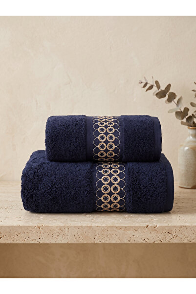 Dantela Nomad 2-Piece Embroidered Bath Towel Set