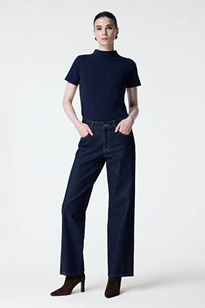 adL Bol Paça Denim Pantolon