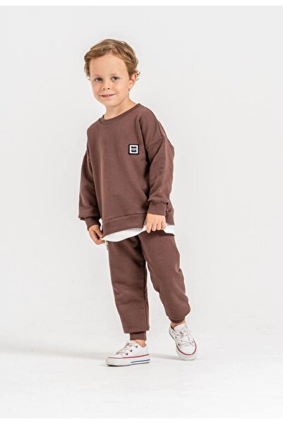 Erkek Çocuk Sweatshirt Eşofman Takımı