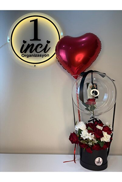 1inci Organizasyon ve Balon KİŞİSELLEŞTİRİLEBİLİR ÇİÇEKLİ BOBO BALON
