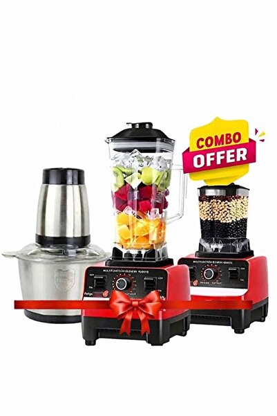 Generic Brand 2 COMBO OFFER 5500W High Speed Blender 2.5L with Grain Grinder ...
