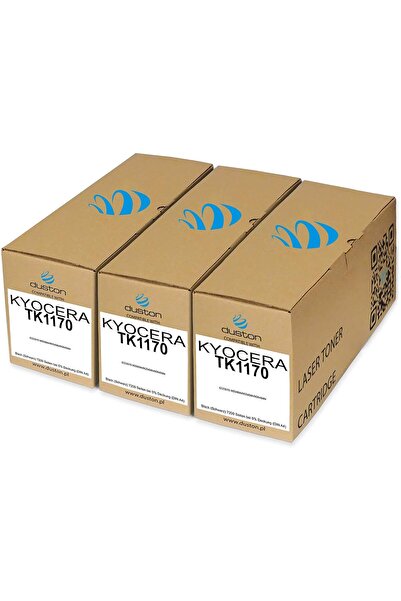 KYOCERA TK-1170 TONER Siyah Toner ECOSYS M2040dn M2540dn M2640idw ile Uyumlu 3 ADET-YADE TONER-